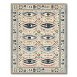 Tribal Eyes Multi-Color Area Rug