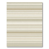 Beige and Tan Horizontal Stripe Area Rug