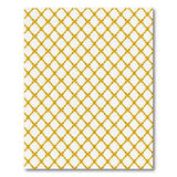 Gold Diamond Lattice Area Rug
