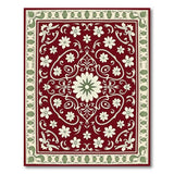 Timeless Red Persian Floral Area Rug