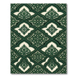 Intricate Emerald Trellis Persian Rug