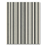 Black and White Modern Black White Vertical Stripe Rug