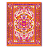 Traditional Persian Multi-color and Patterns Vibrant Multi-Color Persian Medallion Area Ru