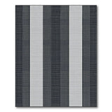 Modern Black White Vertical Stripe Geometric Modern Area Rug