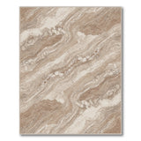 Brown Tan Marble Abstract Area Rug