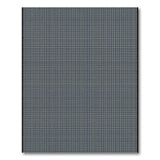 Black White Geometric Grid No. 27 Area Rug
