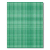 Green White Gingham Checkered Area Rug