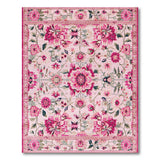 Blush Pink Floral Vintage No. 13 Area Rug