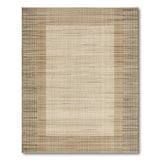 Beige Woven Framed Area Rug