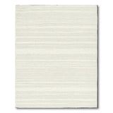 Textured Beige Horizontal Stripe Area Rug
