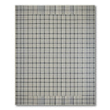 Grey Plaid Rustic Area Rug
