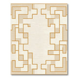 Geometric Modern Beige and Neutral Modern Geometric Beige Area Rug