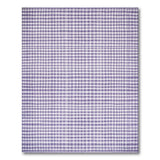 Purple Gingham Checkered Woven Area Rug