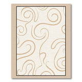 Beige and Neutral Abstract Area Beige Abstract Swirl Area Rug