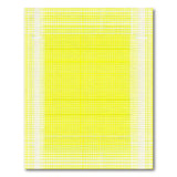 Geometric Modern Yellow Vibrant Yellow Grid Geometric Area Rug