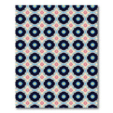 Navy Medallion Floral Geometric Area Rug