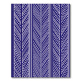Navy Blue Geometric Diagonal Stripe Rug