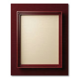 Maroon Border Beige Area Rug
