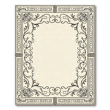 Ornate Floral Frame Area Rug