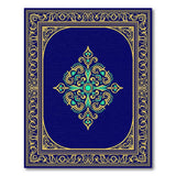 Opulent Navy Persian Medallion Area Rug