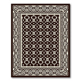 Traditional Persian Black White Traditional Persian Area Rug