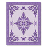 Purple Persian Floral Medallion Area Rug