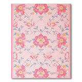 Pink Floral Vintage Blush Pink Floral Vintage Area Rug