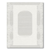 Grey Arch Geometric Area Rug