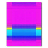 Vibrant Pink Multi-Color Dot Gradient Area Rug