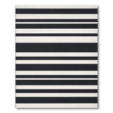 Bold Black White Striped No. 31 Area Rug