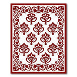 Ornate Red Persian Motif Area Rug