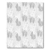 Grey Abstract Brushstroke Area Rug