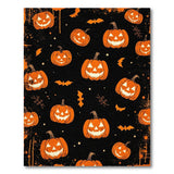 Distressed Halloween Jack-o'-Lantern Pumpkin Rug