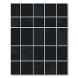 Geometric Modern Bold Black White Grid Area Rug