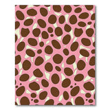 Vibrant Pink Leopard Spot Area Rug