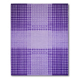 Purple Purple Plaid Checkered Area Rug