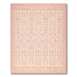 Pink Traditional Persian Ornate Pink Persian Floral Area Rug