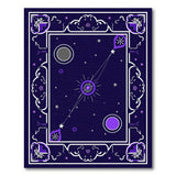 Purple Cosmic Celestial Persian Area Rug