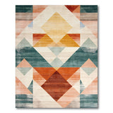 Multi-Color Geometric Diamond Area Rug