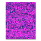 Vibrant Pink Scribble Abstract Area Rug