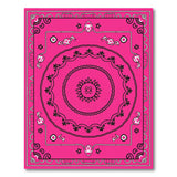 Playful Pink Candy Sun Kids Area Rug