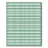 Green Classic Green Plaid Area Rug