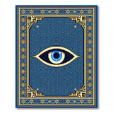 Pixel Evil Eye Blue Persian Area Rug