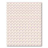 Whimsical Pink Fish Sketch Area Rug