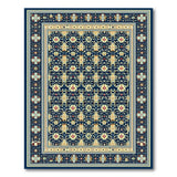 Navy Blue Traditional Persian Area Rug