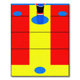Vibrant Hockey Skater Rink Area Rug