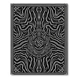 Ornate Black White Persian Floral Black and White Area Rug