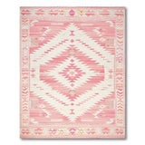 Southwestern Pink Southwestern Geometric Area Rug