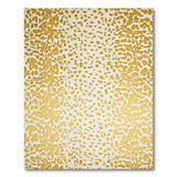 Gold Cheetah Spot Area Rug