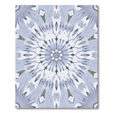 Blue Mandala Floral Area Rug